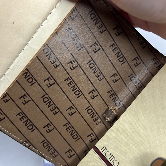 FENDI Monogram Memo Address Vintage Wallet - Picture 9 of 10